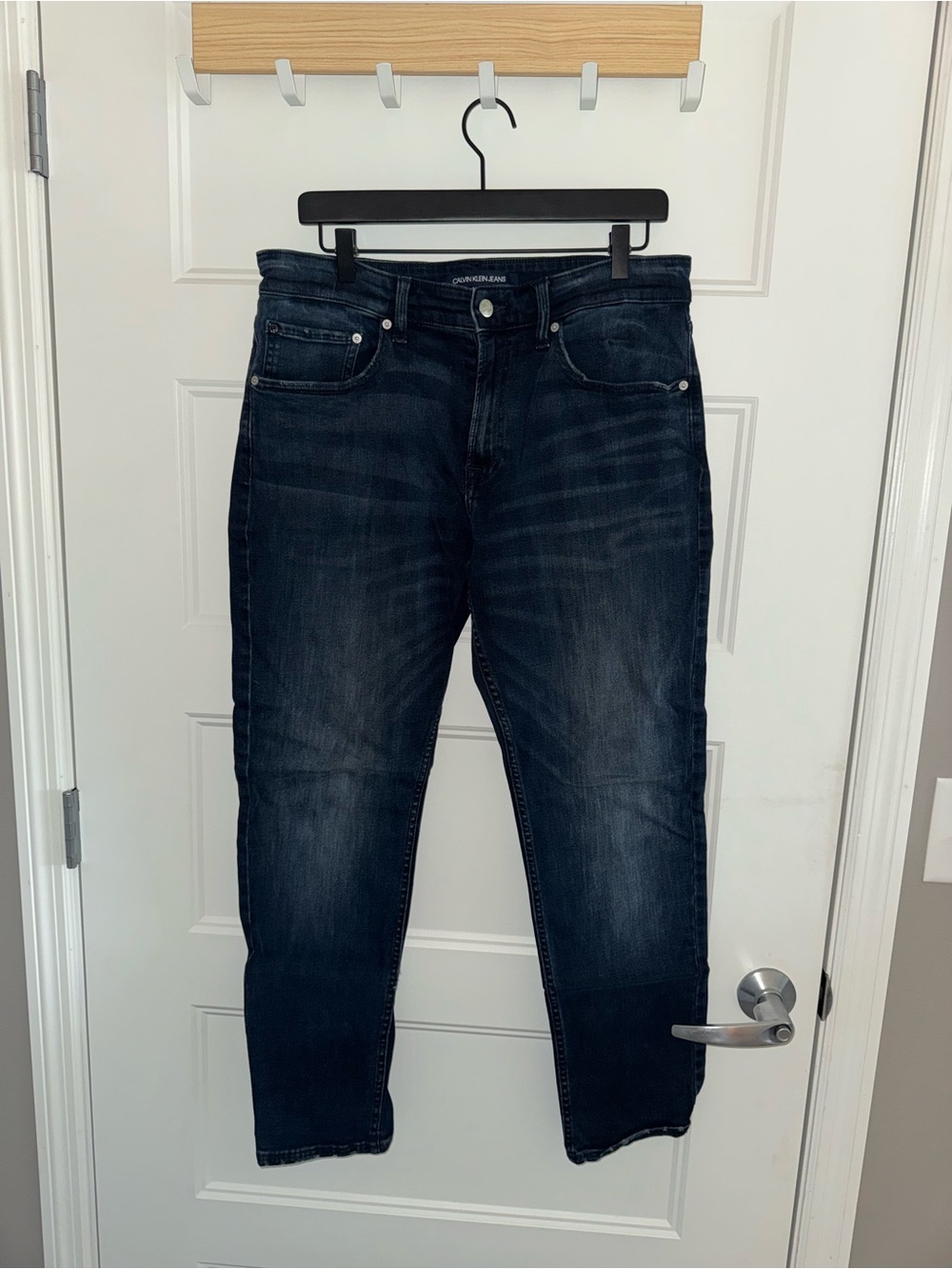 Calvin Klein Jeans Slim Straight Dark Blue Men's Jeans